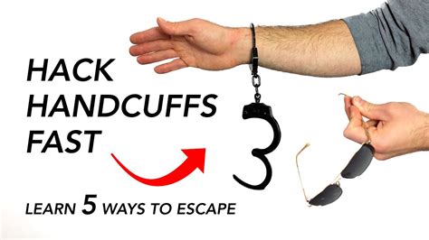 Learn 5 Ways To Escape Handcuffs Easy At Home Ninja Techniques Youtube