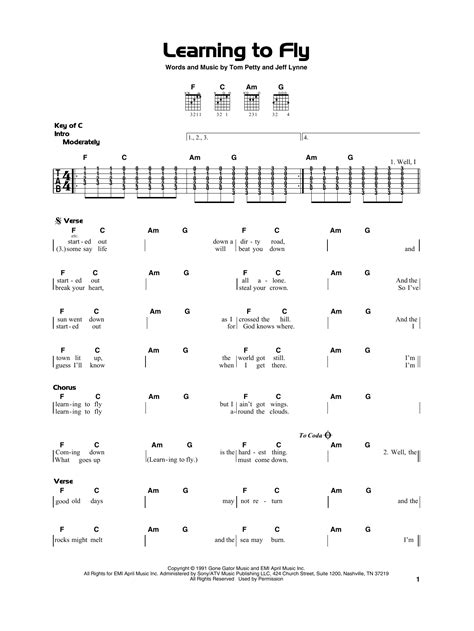 Learning To Fly Guitar Chords Learning To Fly Guitar Chords
