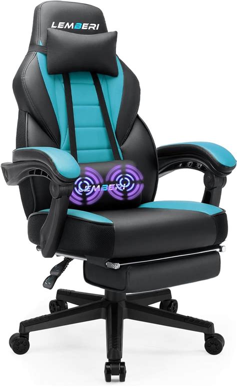 Lemberi Gaming Chairs For Adults Ergonomic Video Game Chairs With Lemberi Gaming Chairs For Adults Ergonomic Video Game Chairs With
