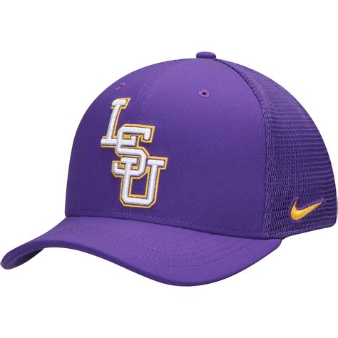 Lsu Tigers Nike Performance Meshback Swoosh Flex Hat Purple Lsu Lsu Tigers Nike Performance Meshback Swoosh Flex Hat Purple Lsu