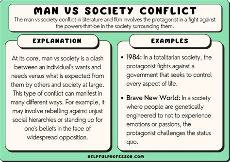 Man Vs Society Man Vs Society