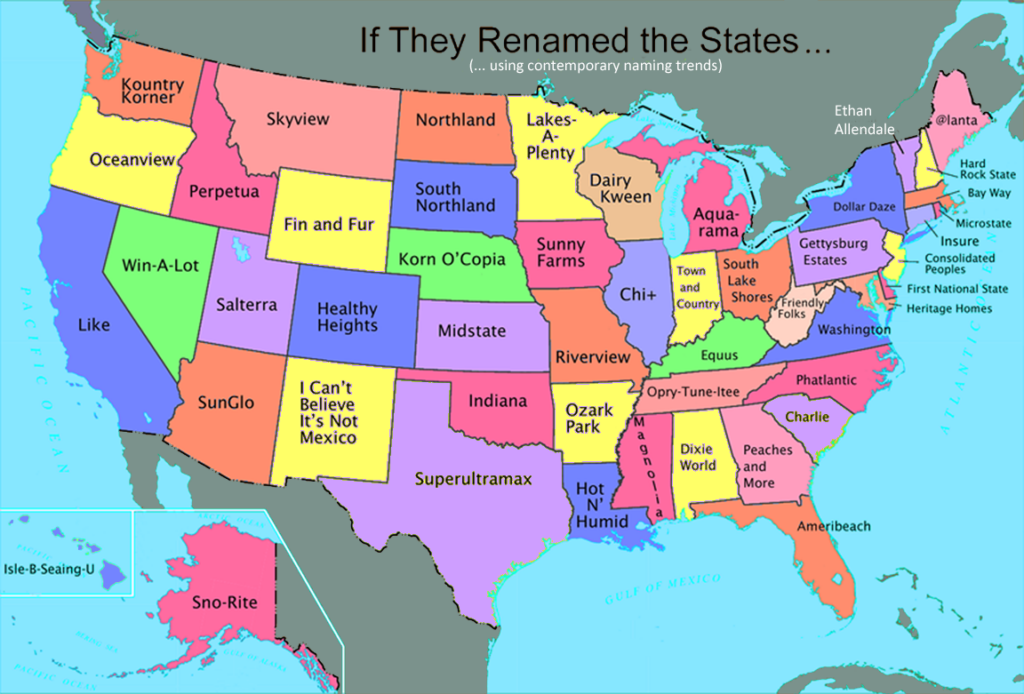 Map With State Names