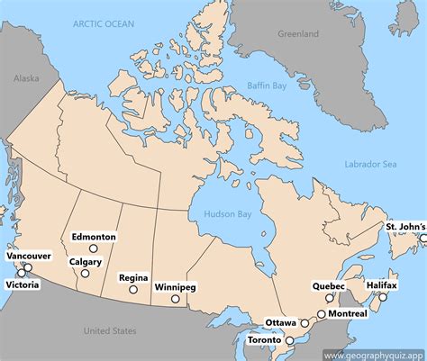 Maps Of Canada Largest Cities Geographyquiz App Maps Of Canada Largest Cities Geographyquiz App