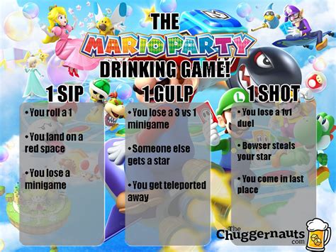 5 Mario Party Drinking Rules 5 Mario Party Drinking Rules