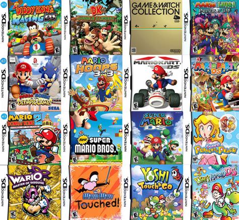 Mario S Nintendo Ds Games By Sonictoast On Deviantart