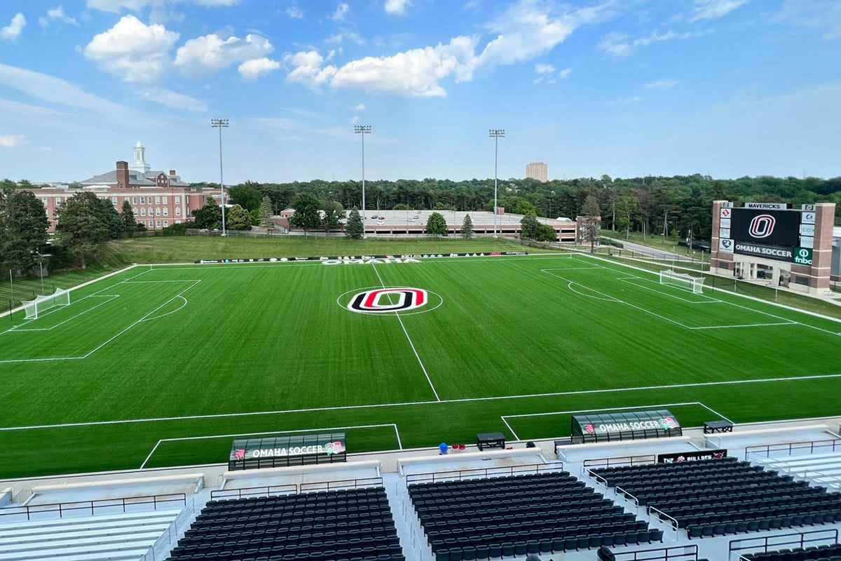 Omaha Athletics Unveils State Of The Art Soccer Pitch At Caniglia Field Omaha Athletics Unveils State Of The Art Soccer Pitch At Caniglia Field