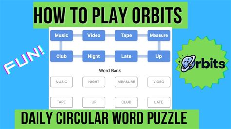 Orbits Word Game Fun Orbits Word Game Fun