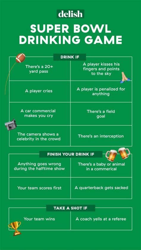 Our Super Bowl Drinking Game Will Get The Whole Team Buzzed Super Our Super Bowl Drinking Game Will Get The Whole Team Buzzed Super