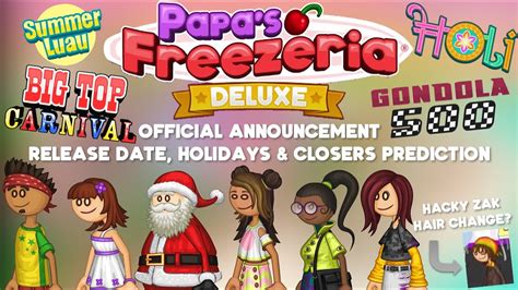 Papa S Freezeria Deluxe Announced Release Date Holiday Closers Papa S Freezeria Deluxe Announced Release Date Holiday Closers