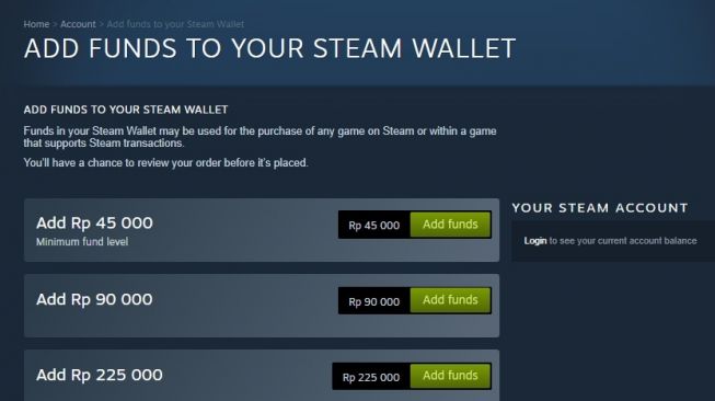 Perhatian Gamers Cara Top Up Steam Wallet Suara Com Perhatian Gamers Cara Top Up Steam Wallet Suara Com