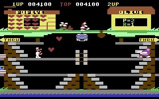 Popeye Commodore 64 Game C64 Games C64 Reviews Downloads Sid Tunes