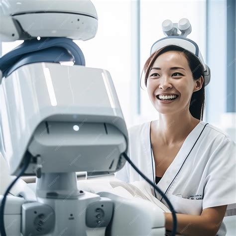 Premium Photo Asian Doctor Robot And Hospital For Future Of Premium Photo Asian Doctor Robot And Hospital For Future Of