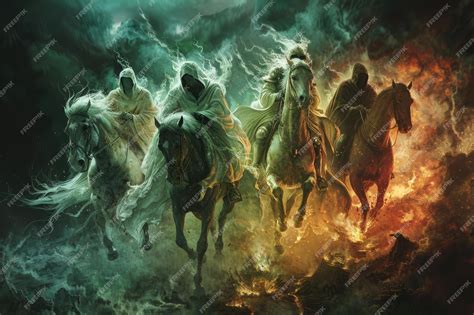 Premium Photo Harbingers Of Doom 4 Horsemen Of The Apocalypse Ominous Premium Photo Harbingers Of Doom 4 Horsemen Of The Apocalypse Ominous