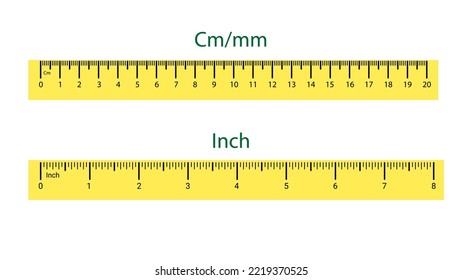 Premium Vector Set Of Ruler Size Indicators Measuring Scale In Premium Vector Set Of Ruler Size Indicators Measuring Scale In