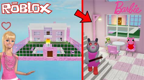 Roblox De Barbie Creo La Mansion De Barbie En Piggy Roblox Como Crear