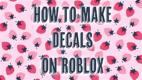Roblox Decal Maker Tool Roblox Decal Maker Tool