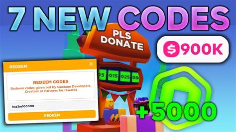 Roblox Pls Donate Codes For Robux 2024 Robux Retha Charmane