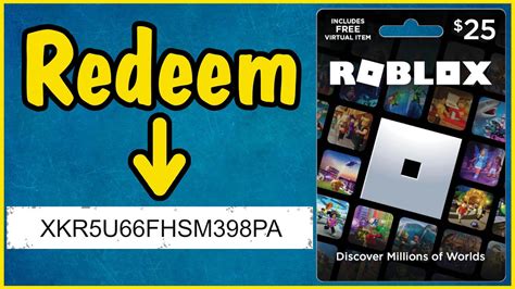 Roblox Redeem Game Card Codes