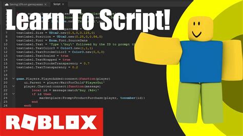 Roblox Studio Scripts Guide Roblox Studio Scripts Guide