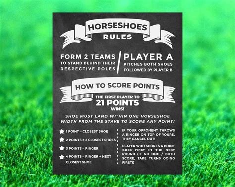 Horseshoes Game Rules