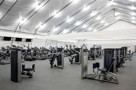 See Inside The Temporary Student Gym At The University Of Michigan See Inside The Temporary Student Gym At The University Of Michigan