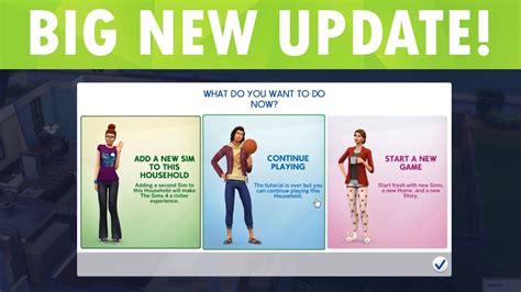 Sims 4 New Update