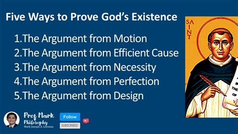 St Thomas Aquinas Five Ways To Prove God S Existence Youtube St Thomas Aquinas Five Ways To Prove God S Existence Youtube