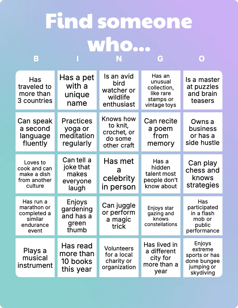 Substance Abuse Bingo Card Substance Abuse Bingo Card