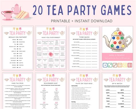 Tea Party Games Fun