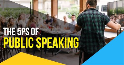 The 5Ps Of Public Speaking Public Speaking Tips And Tricks The 5Ps Of Public Speaking Public Speaking Tips And Tricks