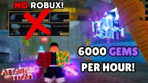 The Best Way To Get Gems Easily 5 Methods Aot R Youtube The Best Way To Get Gems Easily 5 Methods Aot R Youtube