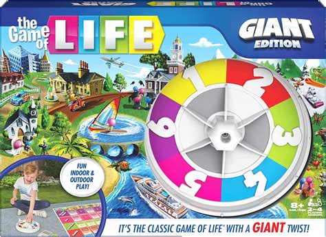 The Game Of Life Giant Edition Family Board Game Indoor Outdoor Fun The Game Of Life Giant Edition Family Board Game Indoor Outdoor Fun