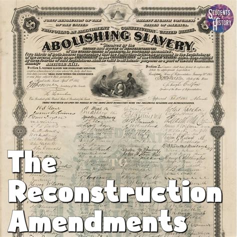 The Reconstruction Amendments