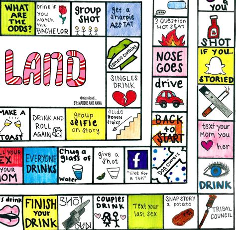Tipsy Land Party Adult Drinking Board Game Game Night Etsy Australia Tipsy Land Party Adult Drinking Board Game Game Night Etsy Australia