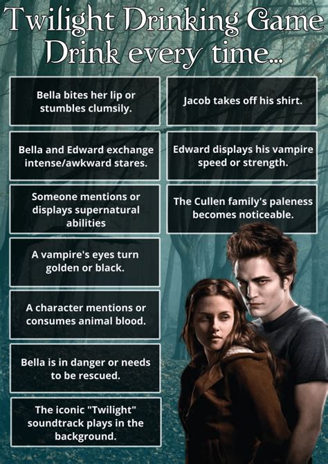 5 Twilight Drinking Game Rules
