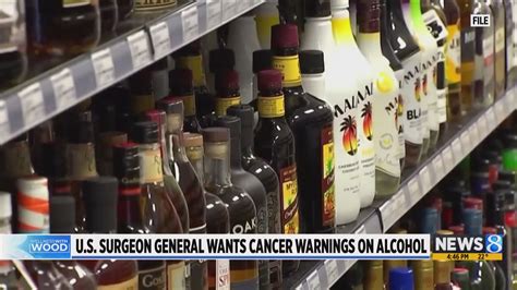 Us Surgeon General Calls For Cancer Warnings On Alcohol Us Surgeon General Calls For Cancer Warnings On Alcohol