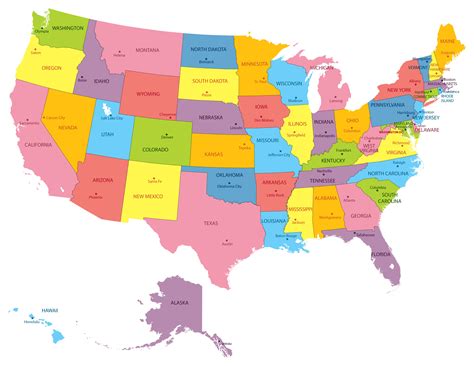 Usa By States Map