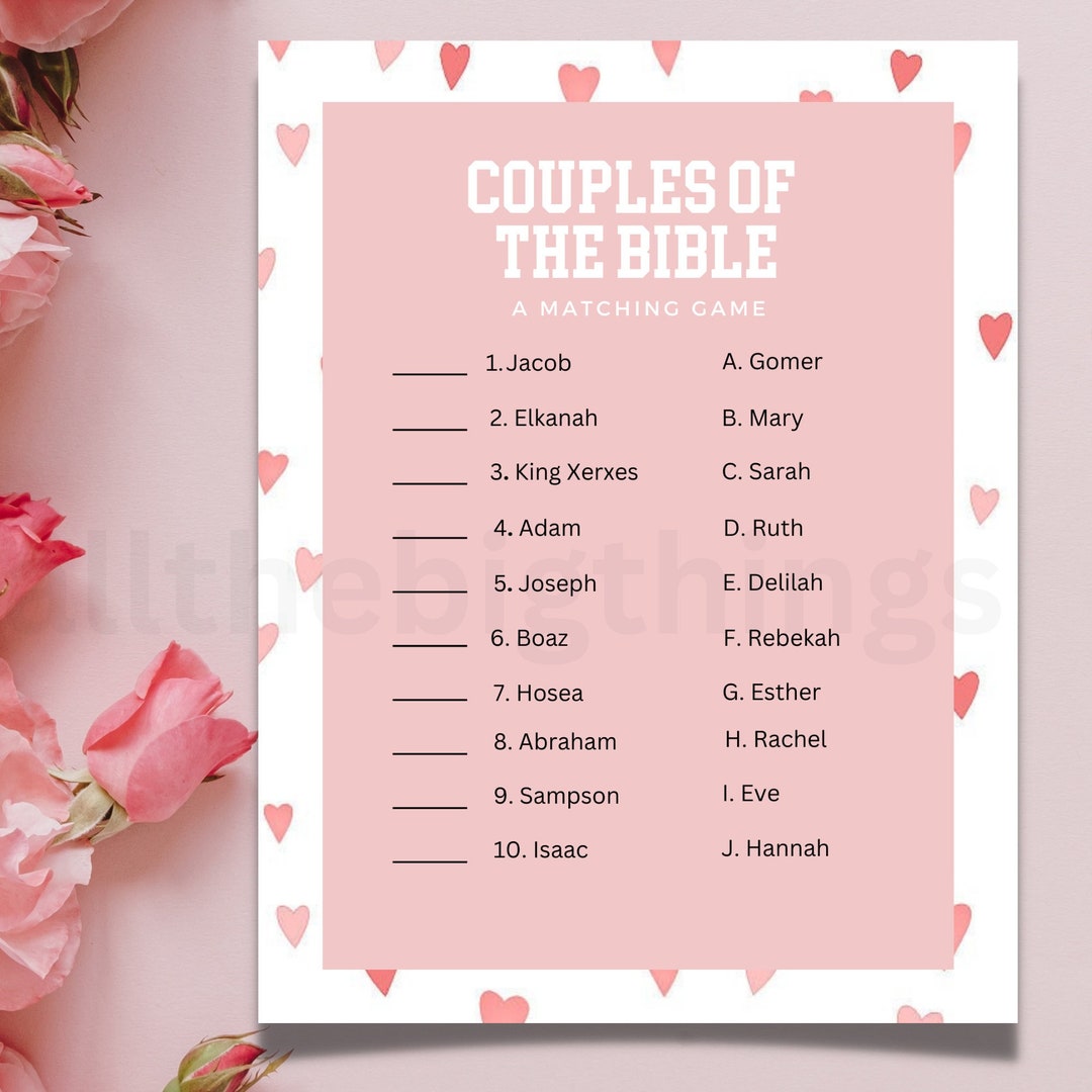 Valentine S Day Famous Couples Match Game Valentine Etsy Valentine S Day Famous Couples Match Game Valentine Etsy