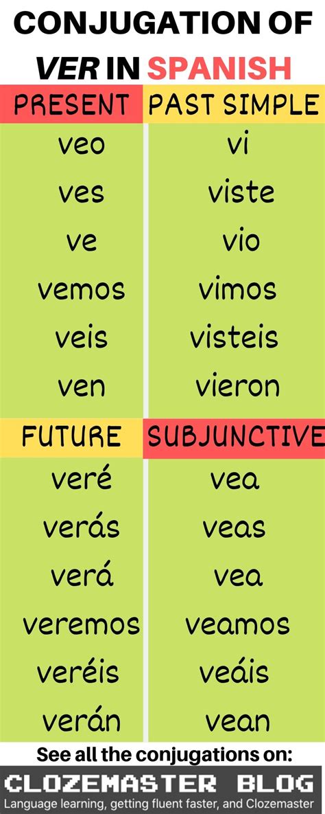 Ver Past Tense