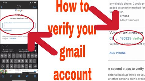 Verify Gmail Account Now
