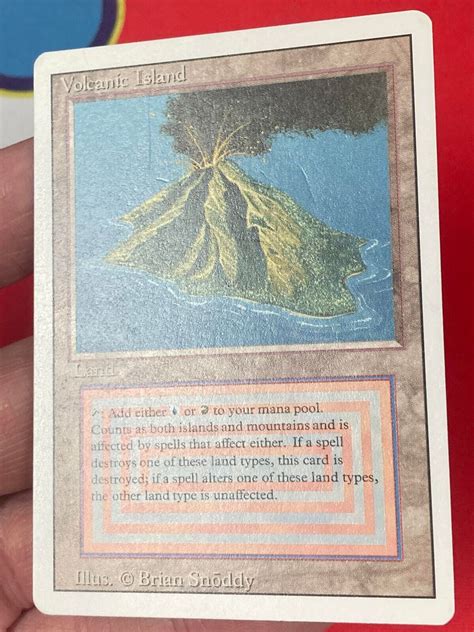 Volcanic Island Pen Indents Mtg Revised Magic Kid Icarus Ebay