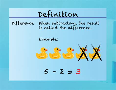What Does Difference Mean In Math