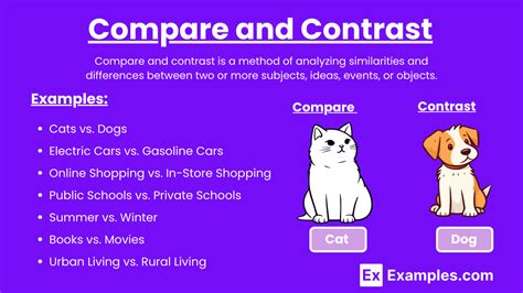 What Does It Mean To Compare And Contrast