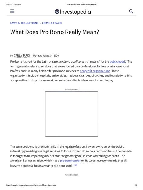 What Does Pro Bono Really Mean Pdf Lawyer The United States What Does Pro Bono Really Mean Pdf Lawyer The United States