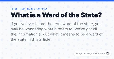 What Is A Ward Of The State