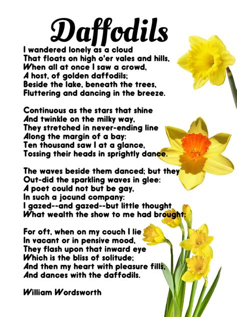 William Wordsworth Daffodils