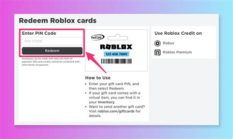 5 Ways Redeem Roblox Pin
