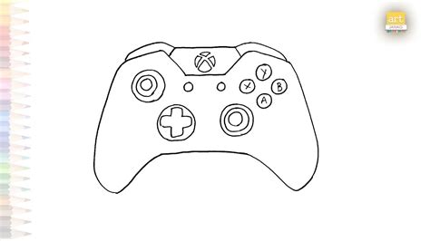 Xbox One Controller Drawing Video Game Controller Pad Drawing How Xbox One Controller Drawing Video Game Controller Pad Drawing How